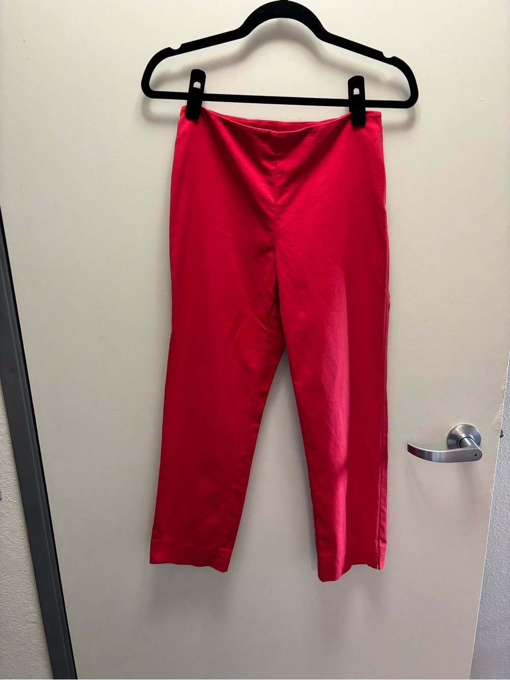 St. John Red Straight Leg Pants